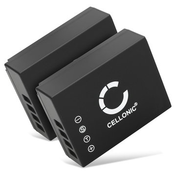 2x Batteria NP-W126, NP-W126s per fotocamera FujiFilm Fuji FinePix HS30EXR HS33EXR HS50EXR, X-A1 X-A10 X-A2 X-A3, X-E1 X-E2 X-E2S X-M1 Affidabile ricambio da 1140mAh, marca CELLONIC