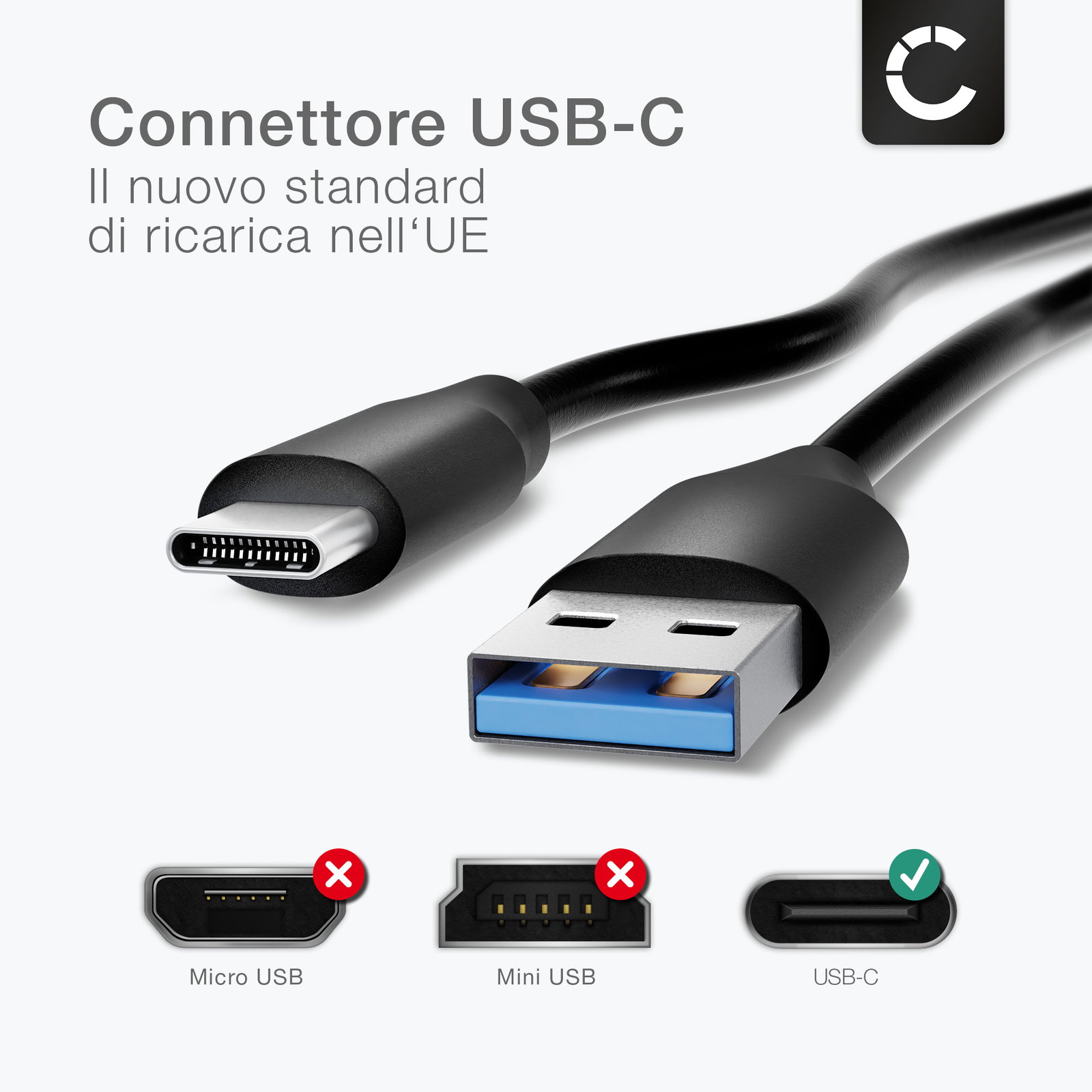 2 Metri Cavo Dati USB Tipo C Cavo Di Ricarica Per Google