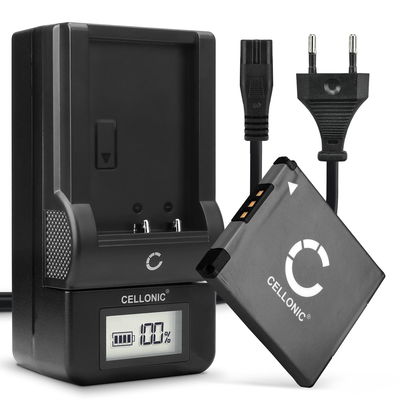 Batteria per Canon IXUS 285 HS, 185, 160, 132, 145, 190, 155, 265 HS, PowerShot A3500 IS, SX430 IS, A2300, ELPH 110 HS, SX410 IS, A3400 IS, A2500, A4000 IS, SX400 IS, ELPH 340 HS, A2600, Powershot SX420 - CB-2L 600mAh + Caricabatteria NB-11L NB-11LH batte