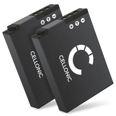 Batterie CELLONIC EN-EL12 compatibili con Nikon A900 W300 A1000 S9900 S9700 S9500 S9300 S9100 S8200 S6300 S6200 S31 AW130 EN-EL12 1100mAh autonomia e lunga durata di vita utile grazie a celle di qualità