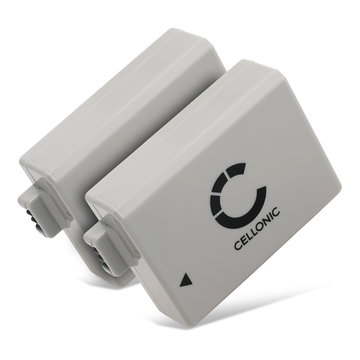 2x LP-E5 Battery for Canon EOS 1000D EOS 500D EOS 450D EOS Rebel XS 1020mAh Camera Battery Replacement LP-E5