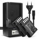 2x Batteria 2000mAh + Caricabatteria