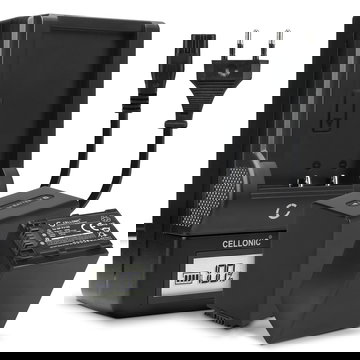 2x Batterie AC-VQV10 BC-TRV compatibili con Sony HDR-CX625 HDR-CX730 CX700 HDR-CX570 CX550 HDR-CX410 HDR-CX330e HDR-CX280 FDR-AX53 - 3300mAh + Caricabatteria NP-FV100 con schermino LCD per visualizzare lo stato di ricarica