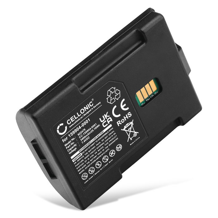 Batteria 159904-0001 163467-0001 per LXE MX7 Affidabile ricambio da 3400mAh per scanner lettore codici a barre pistola etichettatrice