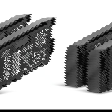 2x Batteria BP-807 BP-809 BP-819 BP-827 per fotocamera Canon XA10 HG10 HG20 HF10 HF100 FS300 VIXIA HF G20 G10 HF200 HF20 HF S100 Affidabile ricambio da 890mAh, marca CELLONIC