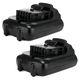 2x Battery (2000mAh, 10.8V)