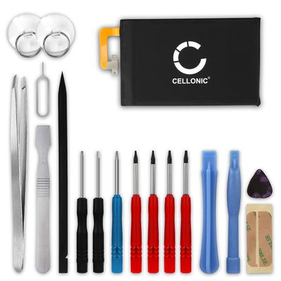 Batteria CELLONIC BAT-63108-003, BAT63108-003 per BlackBerry KEYone / DTEK70 Ricambio da 3400mAh + Set di strumento Sostituzione facile con utensili adatti e duraturi