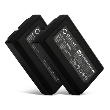 2x CELLONIC Camera Battery for Nikon Coolpix 4300 Coolpix 4500 Coolpix 4800 Coolpix 5000 Coolpix 5400, Minolta DiMAGE A200 Replacement EN-EL1 NP-800 Battery 750mAh Backup
