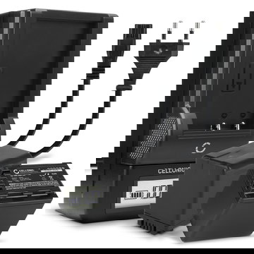 2x Batterie VW-VBK180 VW-VBT190 VBT380 VW-VBY100 compatibili con Panasonic HC-V770 V777 V760 V380 V270 V180 V100 V800 HC-VX980 HC-VXF990 - 2x 4040mAh + Caricabatteria VW-BC10 con schermino LCD per visualizzare lo stato di ricarica