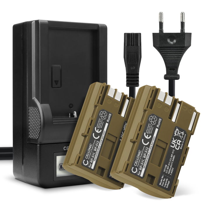 2x Batteria Canon MV750i - 1600mAh