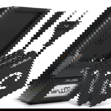 2x CELLONIC Camera Battery for Panasonic Lumix DMC-TZ10 TZ6 TZ7 TZ8 TZ18 TZ20 TZ25 TZ30 TZ31 TZ35 DMC-ZX1 Replacement DMW-BCG10 BCG10e BCG10pp Battery 890mAh Backup + Charger DE-A66