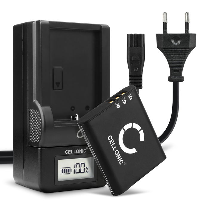 2x CELLONIC® Camera Battery for Olympus Stylus XZ2 SH50 SH60 SH2 SH1, Tough TG Tracker TG3 TG2 TG1, Li90B Li92B Replacement Li-90B, Li-92B Battery 1100mAh Backup + Charger UC-90