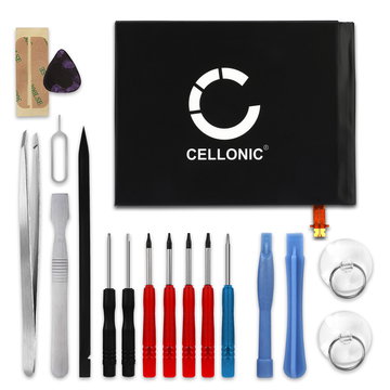 CELLONIC Replacement Tablet Battery for Samsung Galaxy Tab 4 7.0 (SM-T230 / SM-T231 / SM-T235) + 17-Tool Tablet Repair Kit - EB-BT230FBE 4000mAh