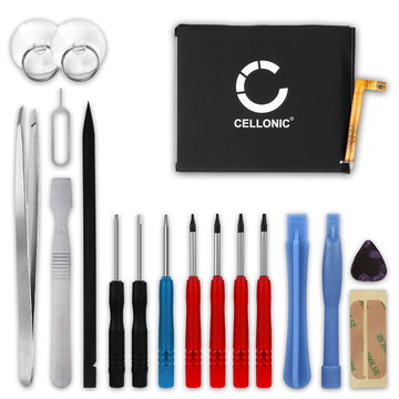 CELLONIC Phone Battery Replacement for Nokia 6 (2017) + 17-Tool Phone Repair Kit - HE316 3000mAh