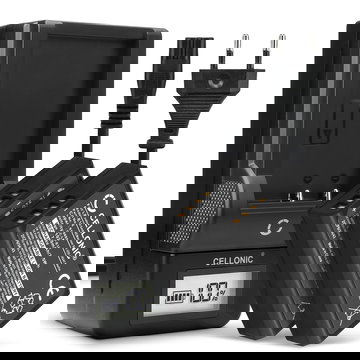 2x Batterie LP-E10 compatibili con Canon EOS 1100D 1200D 1300D 2000D 4000D EOS Rebel T6 T3 - 2x 1020mAh + Caricabatteria LC-E10 con schermino LCD per visualizzare lo stato di ricarica