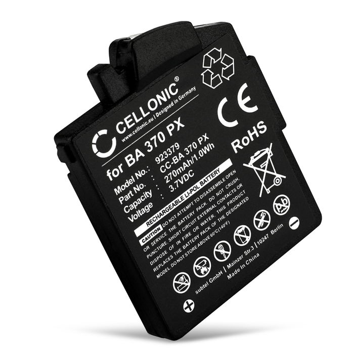 Batteria per Sennheiser MM 400, 450 X, 400 X, 550, 450, 500 X, PX 210 BT, 360, 360 BT, 310 BT, PXC 310 270mAh di CELLONIC