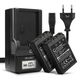 2x Batteria 1000mAh + Caricabatteria