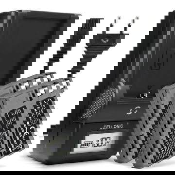 2x Batteria per Nikon D300S D300 D100 D200 D50 D70 D700 D70s D80 D90 D900 - EN-EL3 EN-EL3e EN-EL3a 1600mAh + Caricabatteria MH-18a di Ricambio sostituzione scorta