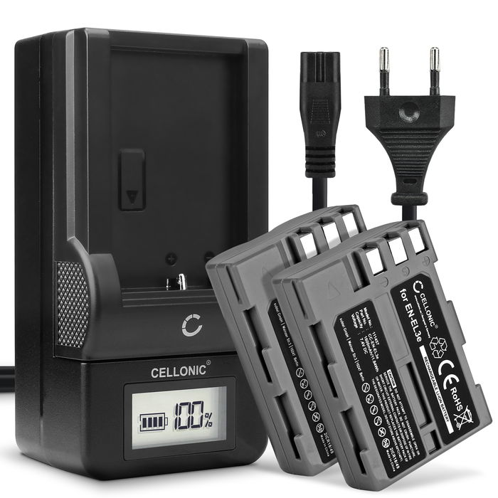 2x Nikon D90 Batteria