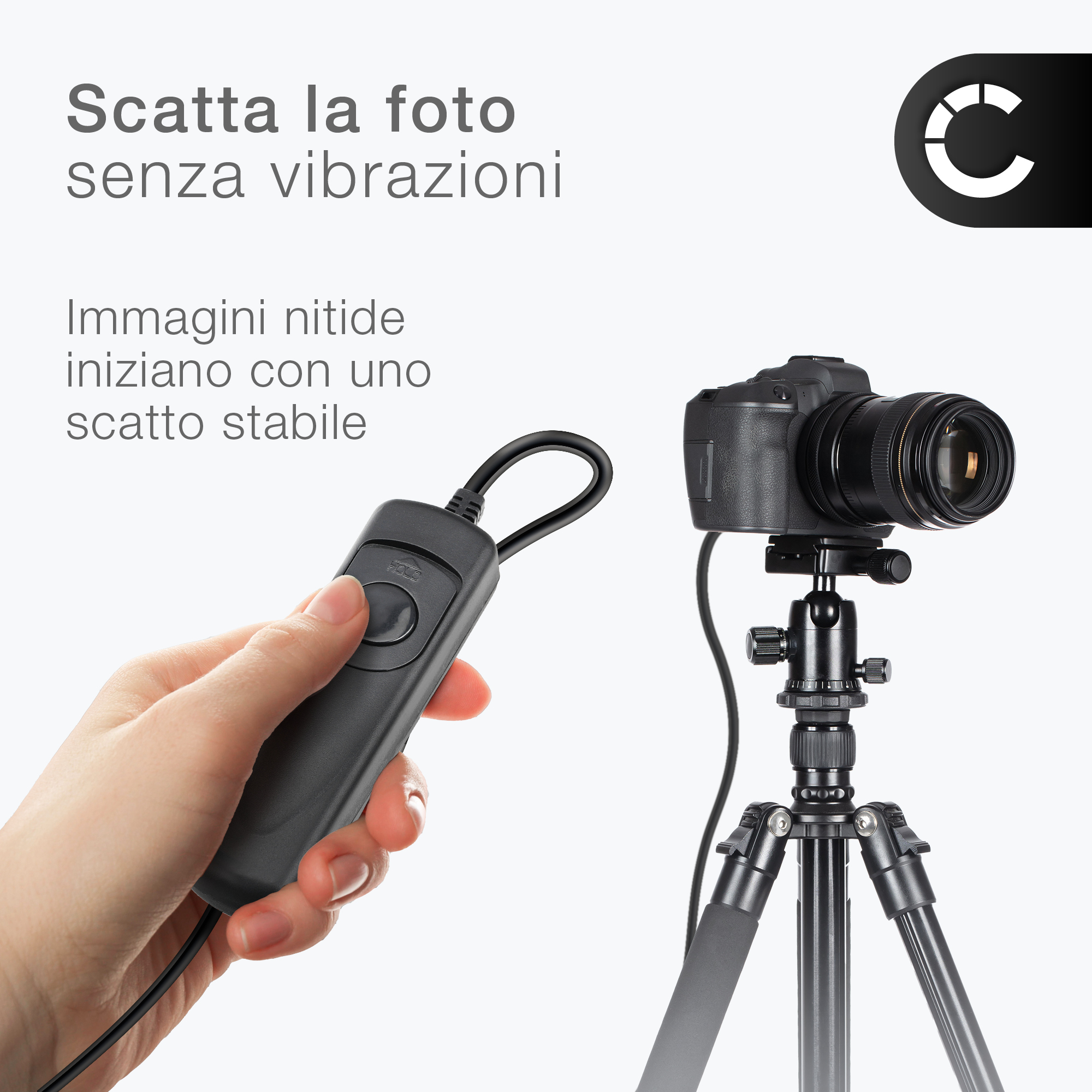 2 Pezzi Pulsante Di Scatto Per Fotocamera – Grilletto Con Anello In Gomma E Facile Installazione