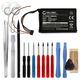 1x Batteria 1200mAh + Kit di attrezzi (17 pezzi)