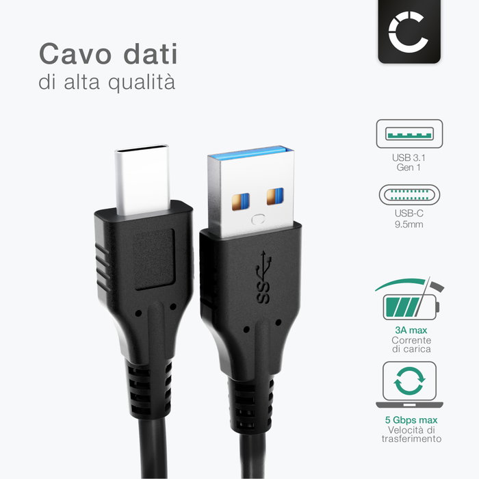 caseroxx Cavo dati per Blackview BV9800 / BV9800 Pro USB TYPE-C Cavo