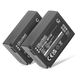 2x Batteria 700mAh