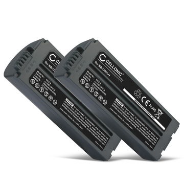 2x Batteria NB-CP2LH NB-CP2L per Canon Selphy CP1500, CP1300, CP1200, CP1000, CP910, CP900, CP810, CP800, CP780, CP510 2000mAh 22.2V marca CELLONIC, ideale per stampante ed etichettatrici