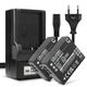2x Battery (900mAh, 3.7V) + Charger