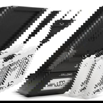 2x Batterie LP-E8 compatibili con Canon EOS 600D EOS 700D T3i EOS 650D EOS 550D EOS Rebel T5i T2i T4i EOS Kiss capacità 1020mAh + Caricabatteria LC-E8 per una lunga durata di vita utile grazie CELLONIC