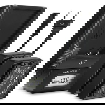 2x Batteria per Canon LEGRIA HF R806 R86 HF R706 HF R606 HF R506 R406 R306 R36 VIXIA HF R500 - BP-718 BP-709 1600mAh + Caricabatteria CG-700 di Ricambio sostituzione scorta