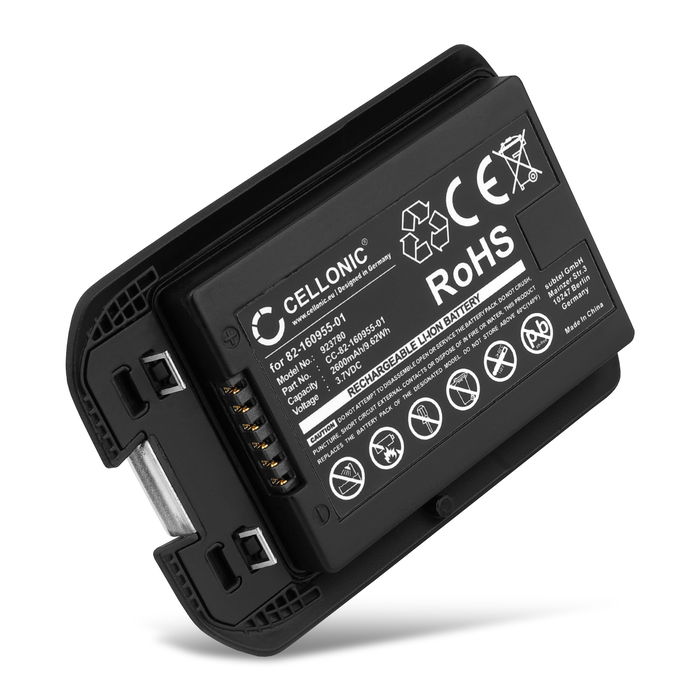 Batteria 82-160955-01 per lettore di codici a barra Motorola Symbol MC40, MC40N0, MC40C 2600mAh 3.7V marca CELLONIC