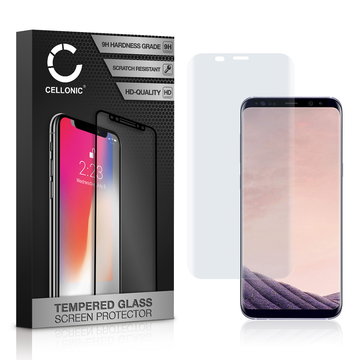 Vetro temperato CELLONIC per Samsung Galaxy S8 Plus (SM-G955), screen protector (3D Full Cover 9H 0,33mm Edge Glue) Trasparente Pellicola salva schermo per telefono cellulare smartphone