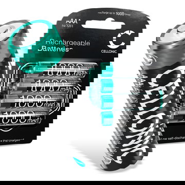 Batteria CELLONIC per telefono Alcatel Versatis F230 / Alcatel F530 / F390 / XL385 Ricambio affidabile da 4x 1000mAh AAA per il tuo fisso/cordless