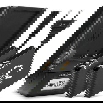 2x CELLONIC Camera Battery for Sigma DP-1 DP-2 DP-3 Merrill, Leica DLUX 4 DLUX 3 DLUX 2 CLUX 1, 18646 18645 18644 Replacement BP-DC4 BP-41 Battery 1100mAh Backup + Charger BC-DC4