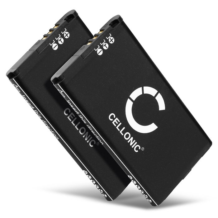 2x Batteria SPR-001, SPR-003, SPR-A-BPAA-CO CELLONIC per Nintendo 3DS XL / New 3DS XL Ricambio da 1800mAh per console giochi controller palmari