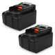 2x Battery (4000mAh, 14.4V)