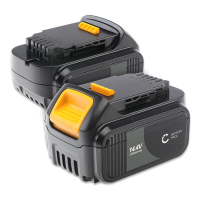 2x Batteria DCB142,DCB141, DCB140 per attrezzo Dewalt DCR020, DCR027, DCV82, DCR017,DCD730, DCR019 Affidabile batteria di ricambio da 4Ah ioni di litio senza effetto memoria per utensili Dewalt