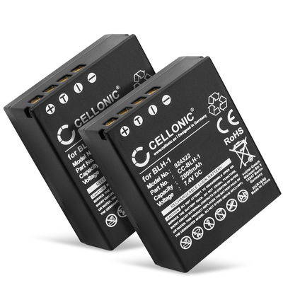 2x Batteria per Olympus OM-D E-M1 Mark II OM-D E-M1 Mark III OM-D E-M1X 2000mAh , marca CELLONIC, ricambi di lunga durata per macchine fotografiche e videocamere