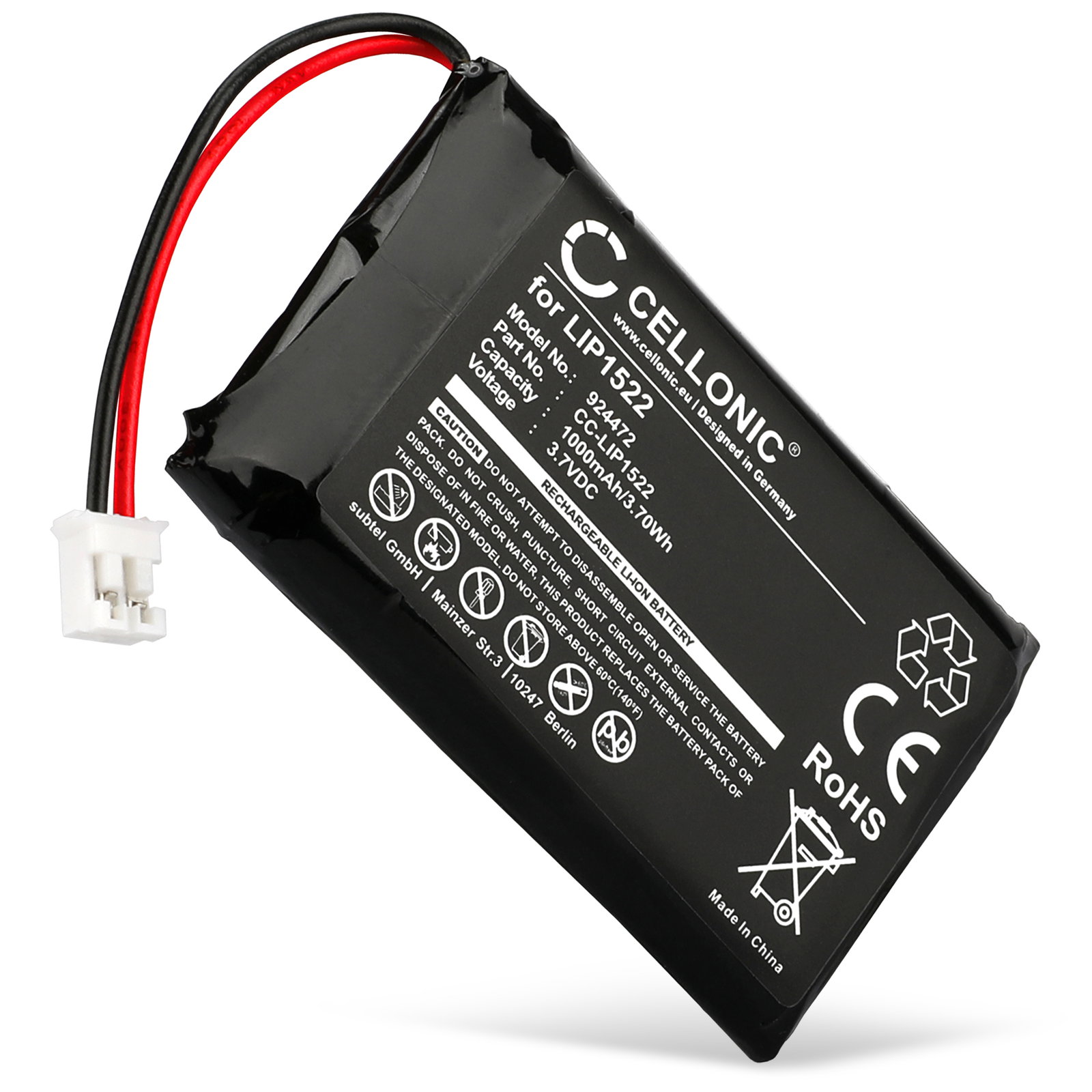 Batteria AccuCell Compatibile Sony LIP-12, 2000 MAh, Ioni Di Litio 3,6V Per Fotocamere E Videocamere Sony