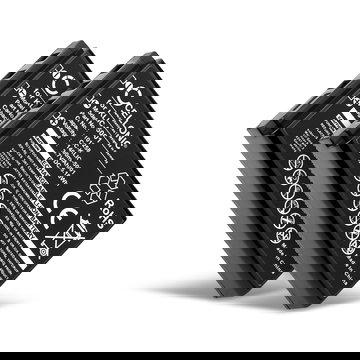 2x Batteria per fotocamera Kodak Easyshare DX6490 DX7440 DX7590 DX7630 P850 P880 Affidabile ricambio da 1400mAh, marca CELLONIC