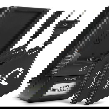 2x Batteria per Samsung WB1100f WB200f WB250f WB350f WB500 WB550 WB700 WB750 WB800f WB850f WB2100 EX2f L100 - SLB-10A 1050mAh + Caricabatteria di Ricambio sostituzione scorta