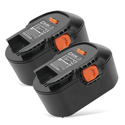 2x Batteria L1414R, L1430R, L1420R,BL414G, B1415R, B1420R per attrezzo AEG BSB14 C, BS 14 C,BS14 G2, BS 14 G2, BS 14 X,BSB 14 G Affidabile batteria di ricambio da 3Ah ioni di litio senza effetto memoria per utensili AEG