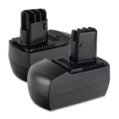 2x Batteria 6.25475, 6.25476,625476000, ME-1474 per attrezzo Metabo BSZ 14.4, BSZ 14.4 Impuls, BSZ 14.4 Impuls Affidabile batteria di ricambio da 3Ah NiMH con ridotto effetto memoria per utensili Metabo