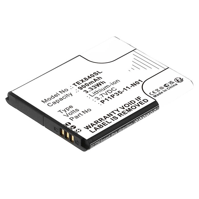 Battery for Texas Instruments TI Nspire CX, Nspire CX CAS Graphing, TI-84 CE, Plus CE, TI-Nspire CX CAS 3.7L1200SPA, P11P35-11-N01 (900mAh, 3.7V) from CELLONIC