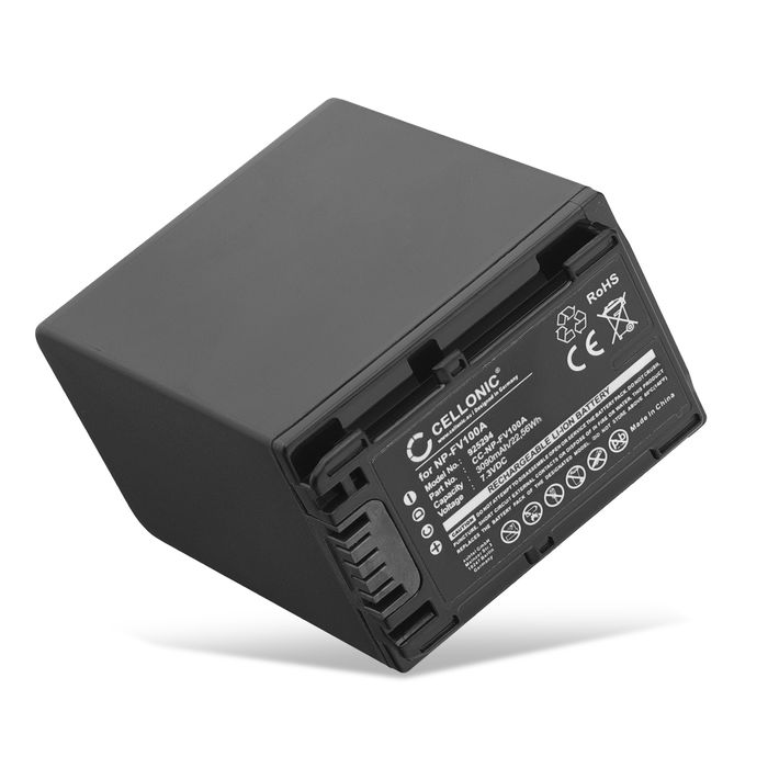 Sony NP-FV100A Batteria da 3090mAh marcata subtel
