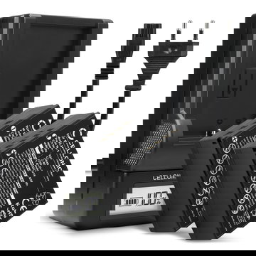 2x Batteria per Olympus OM-D E-M1 Mark II OM-D E-M1 Mark III OM-D E-M1X / BLH-1 / BCH-1 - BLH-1 2250mAh + Caricabatteria BCH-1 di Ricambio sostituzione scorta