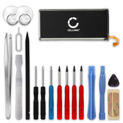 Batteria CELLONIC EB-BJ800ABE GH82-16479A per Samsung Galaxy A6 (2018) / J6 (2018) (SM-A600 / SM-J600) / Samsung Galaxy J8 (2018) (SM-J810) Ricambio da 3000mAh + Set di strumento Sostituzione facile con utensili adatti e duraturi