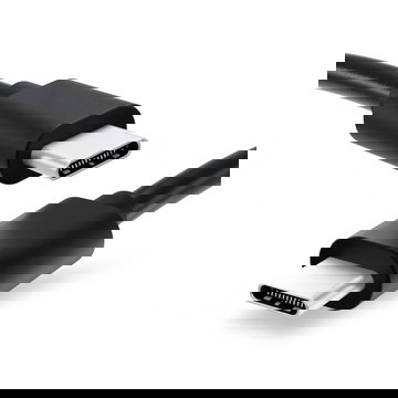 Cavo con connettori USB C Type C e USB C Type C per Lenovo ThinkPad X1 Carbon 6 / X270 / T480 / T580 / P51s / 13 1m cavetto USB ricarica 3A (PD 60W) e dati, in PVC nero, per notebook