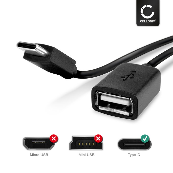Galaxyworld® Cavo Micro USB OTG-Y, Maschio Micro USB a USB femmina